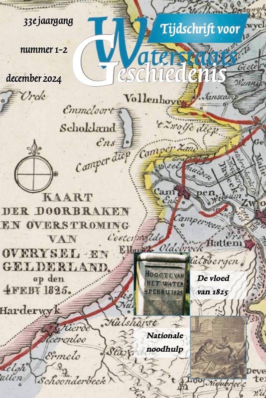 Omslag van tijdschrift 2024-1/2: Themanummer, De Watersnood van 1825 in 2025 herdacht